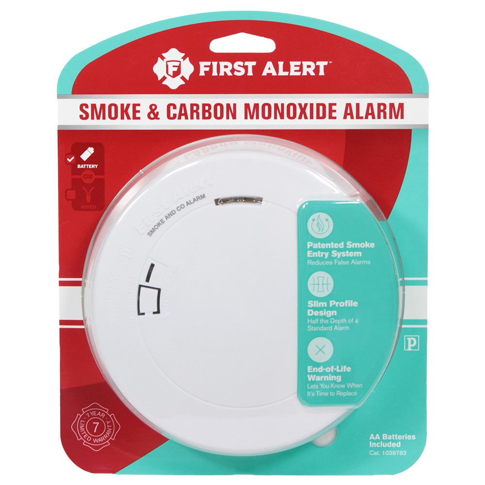 First Alert Photoelectric Smoke & Carbon Monoxide Detector, Battery