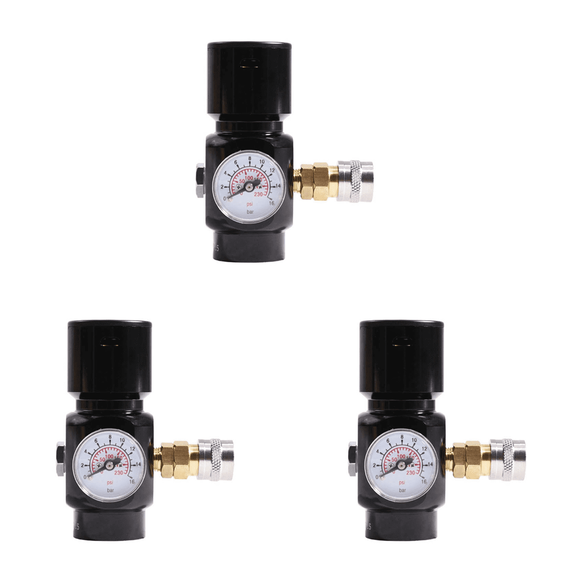 3X Regulator Mini Co2 Regulator for Pneumatic Tools Including , Staplers