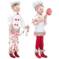 thumbnail image 2 of Raz Imports Kringle Candy Co. 16" Posable Elf, Assortment of 2, White/Red, 2 of 4