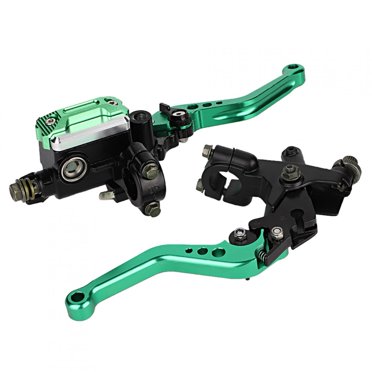 1 Chrome Motorcycle ATV Handlebar Brake Master Cylinder Clutch Lever Left & Right Set