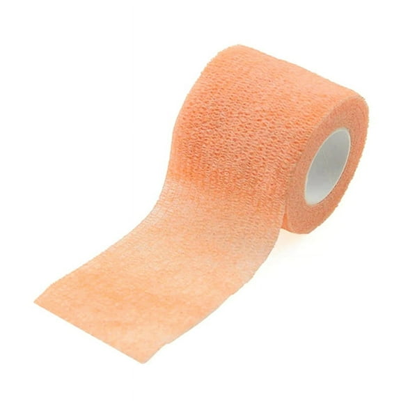 Sport Self Adhesive Elastic Bandage Wrap Tape for Knee Support Pads Finger Ankle Palm Shoulder 5cm X 4.5M Orange