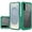 Midnight Green, variant on For Samsung Galaxy s25 Edge Ultimate CaseX Transparent Hybrid Case with Metal Buttons And Camera Edges - Blue