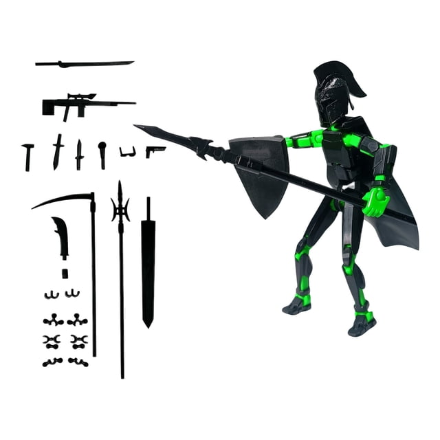 Titan 13 Action Figure Clearance,Assembly Completed Dummy 13 Action Figure Lucky 13 Action Figure T13 Action Figure 3D Printed Multi-Jointed Movable, 13 Action Figure Toy (Buy Multiple Save 10%)