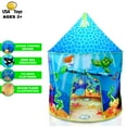 thumbnail image 7 of USA Toyz Under The Sea Polyester Child Play Tent (Blue), 7 of 7