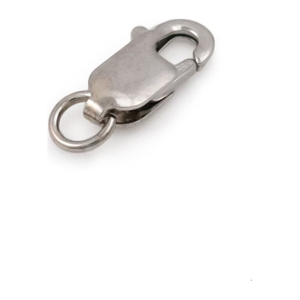 12x5mm 14k White Gold Lobster Claw Clasp