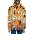 thumbnail image 6 of Picia Halloween Flamingos for Boys Fashion Full-zip Hoodies & Sweatshirts with Kangaroo Pocket,Zip-up Hooded Sweatshirt for Kid, Moisture Wicking & Breathable-Small, 6 of 6