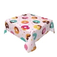 thumbnail image 2 of Wukai Colorful Donuts Waterproof Tablecloth for Kitchen Dining, Fits Square Tables for 2-4 Seats -54"x54", 2 of 7