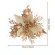 thumbnail image 3 of Flores artificiales, decoración navideña, adornos para árbol de Navidad para decoración del hogar, flores falsas, suministros para fiestas de Año Nuevo, 3 of 5