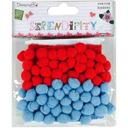 pom trim walmart pom Pom 2/Pkg Trim  Pom Walmart.com Blue Serendipity & 1m Pale Red