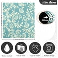 thumbnail image 3 of Vintage Floral Blue Dishwasher Magnet Cover, Wash Machine Magnectic Sticker Refrigerator Cover Decorative 23x26inch, 3 of 6