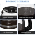 thumbnail image 4 of 12 Cup Coffee Maker Carafe Replacement Pot Compatible with Hamilton Beach Flexbrew Models: 49902 49915 49905C CM4309 49317 49467 49611 49904 49934 46230 46290 46293 Part Number: 990136800, 4 of 4