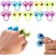 thumbnail image 4 of Marionetas de plástico para niños y niñas, accesorios Antiestrés con ojos móviles, regalo de fiesta, 2023, 4 of 4