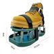 thumbnail image 2 of Zapatos de aflojamiento de hierba de doble capa Zapatos de aireador de césped contra el césped para césped (verde), 2 of 8