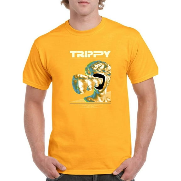 Modern Davidtechno Style T-Shirt Men -Image by Shutterstock, Male 4X-Large