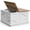 White, variant on Vineego 31.5 Inch Farmhouse Square Coffee Table with Hinged Lift Top, Hidden Storage Compartment,White