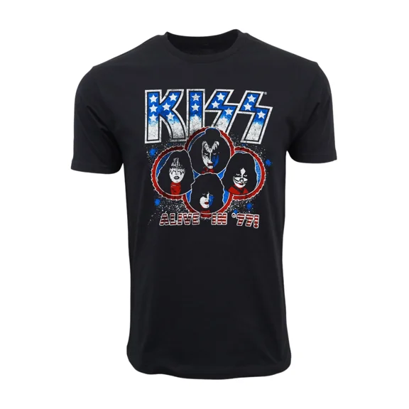 Kiss Alive in 77 Band Unisex T-shirt Gift For Fan