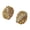 Ancient method of making small gold, variant on Luxury-inspired, high-end wheat earrings with diamond embellishments; niche design; exquisite and sophisticated earrings in gold and silver.