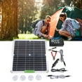 thumbnail image 1 of Solar Panel, 200W 12V Monocrystalline Solar Panel With Controller, Solar Charge Controller, High Efficiency Solar Module PV Charge For RV, Motorcycle, Marine Boat, Camping, 1 of 8
