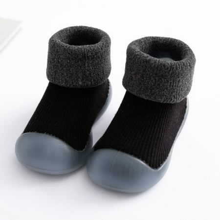 

Baby Slipper Socks Non-Slip Baby Walking Socks Soft Sole Sneakers Cotton Socks Shoes Indoor Slipper for Boys Girls 15-18 Months