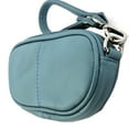 thumbnail image 3 of SILVERFEVER Leather Eyeglass Glasses Case with Wristlet Handle, Padded, 3 of 6