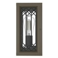 thumbnail image 5 of Hunter - Chevron 1-light Rustic Iron, Small Sconce Light, Dimmable, Casual Style, for Bedrooms, Kitchens, Dining, Living Rooms - 19971, 5 of 7