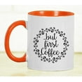thumbnail image 5 of Inkdotpot Enjoy Your Coffee 11 Oz Ceramic Coffee Mugs Great For Bride Funny Novelty Gift For Coffee Lover-Orange-ZX, 5 of 5
