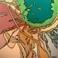thumbnail image 3 of Bilotta, Barbara 15x15 Black Modern Framed Museum Art Print Titled - Yellowstone, 3 of 5