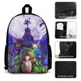 thumbnail image 3 of The Legend Of Zelda Schoolbag 3-Pieces Set With Pencil Case Lunch Bag Backpack Lunch Box Pen Bag Satchel Adjustable Daypack Bookbag Potable Bento Bag, 3 of 6