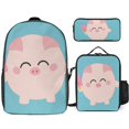 thumbnail image 1 of Wibbly Pig Backpack Study Smart System Organized Bookbag with Brain Food Lunch Kit, 1 of 5