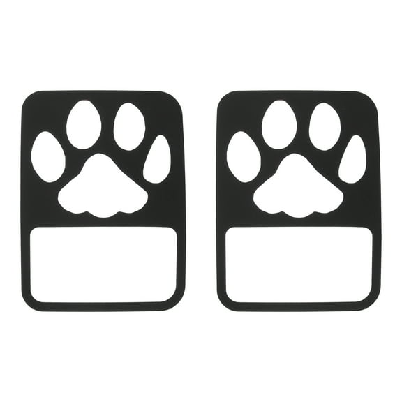 Unique Bargains Headlight Trim Bezel Headlamp Bezel Headlight Cover Decor for Jeep Gladiator JT 2018-2023 Black Metal 1 Pair Front Left,Front Right Car