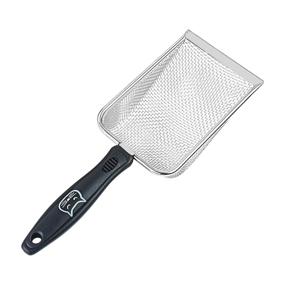 Pala para arena para gatos, pala para sustrato, limpiador portátil, herramienta de limpieza duradera profunda malla de 20 mm Yuyangstore Recogedor de arena para gatos