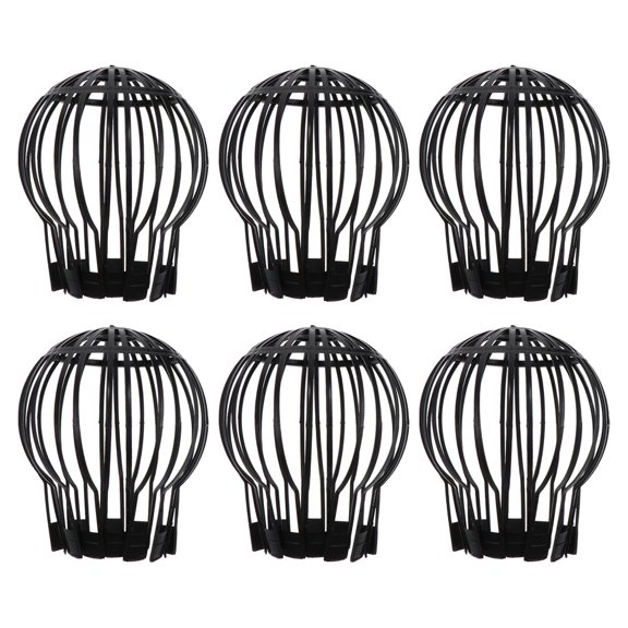 HAKIDZEL 6Pcs Gutter Guard Strainer for Drainage Maintenance Rain Gutter Screens 5.70X4.91X1.77in