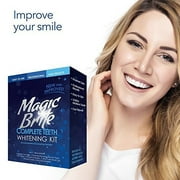 MagicBrite Complete Teeth Whitening Kit 2 Carbamide Peroxide Whitening Gel Pens with 1 LED Light At Home Whitening