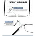 thumbnail image 5 of Womens Mens Glasses Frames Metal Vintage Sports Eyeglasses Frames, 5 of 5