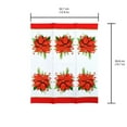 thumbnail image 5 of Christmas Multi Color Poinsettia Paper Guest Napkin, 12.9" x 15.7", 20 Count, Tableware Sets, Holiday Time, 5 of 5