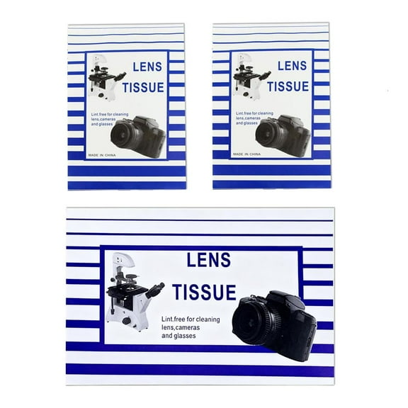 Professional Lens Cleaning Kit 100 Sheets Cotton Wipes For Camera Microscope Phone Screen Electronic Equipment