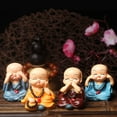 thumbnail image 6 of on Sale Brazilian Wood Potted Plant Decoration For Home Office Decoration 4pc - Multicolor, 6 of 9