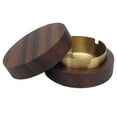 thumbnail image 3 of Smoking Ashtray, Cigar Ashtray Long Lasting Use Windproof Non Slip  For Homes For Offices For Restaurants Gold, 3 of 8