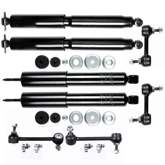 CCIYU Front Strut Spring Assembly Control Arm and Ball Joint Assembly 2004-2012 for Chevrolet Colorado/2004-2012 for GMC Canyon Complete Suspension Kit Fits K80582