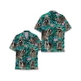 thumbnail image 3 of Mens Hawaiian Shirt Short Sleeve 3D Print Button Lapel Top Loose Beachwear Outdoor Casual Summer Comfortable Beach Shirts for Men OTHER XXL, 3 of 4