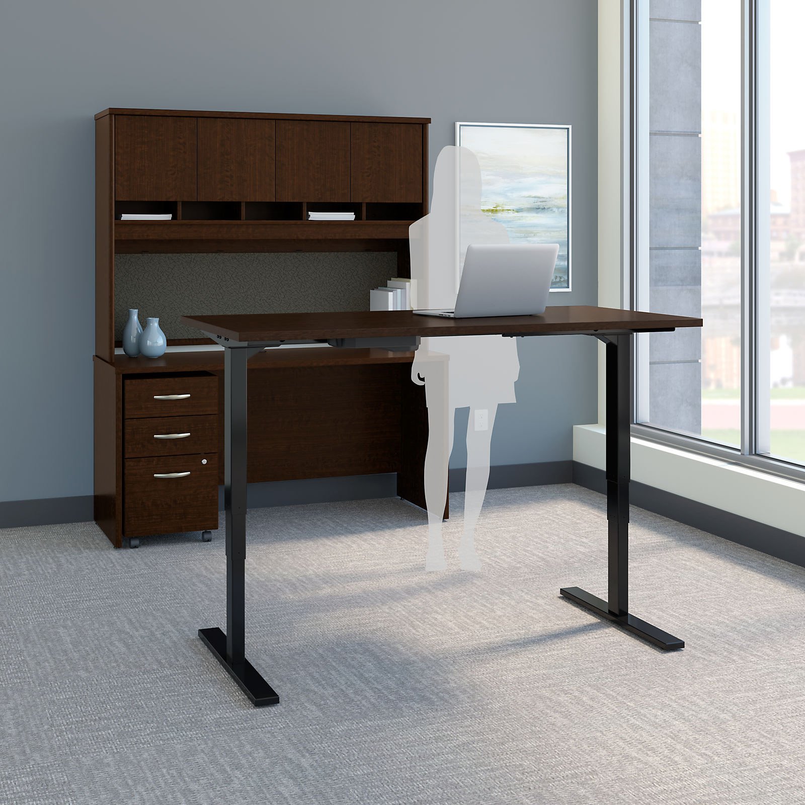 Bush Business Furniture Series C 60 in. Height Adjustable Standing Desk