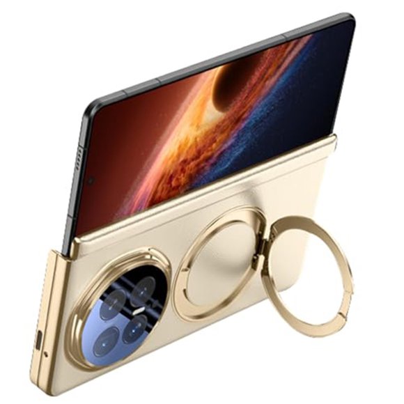 Case For Huawei Honor Magic V6, Magnetic Cover With Supports Wireless Charging 360° Ring Kickstand Camera Protective Shell