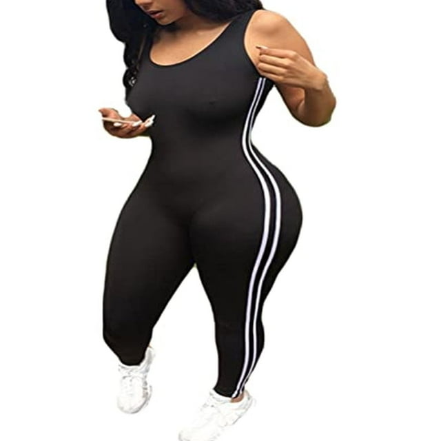 Combinaison de Sport Sans Manches pour Femmes, Yoga, Entraînement Physique