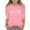 Pink, variant on Girls' Valentine's Day Print Functional Crew Neck 3/4 Sleeve Casual T Shirt Top for Girls Black,11-12 Years