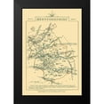 thumbnail image 2 of Cary 18x24 Black Modern Framed Museum Art Print Titled - Hertfordshire County England - Cary 1792, 2 of 5