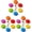Multi-colored, variant on HOLYSTEED Latex Squeaky Dog Toys for Small Dogs, Breed, 2.2" Flat | 2.2"x2.2"x1.3" Flat Squeaky Balls 6pcs, Soft Small Dog Toys Chewing Squeak Toy, Smile Face Fetch Puppy Toy with Squeaker