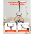thumbnail image 2 of KFFKFF Height-Adjustable Trapeze Bar for Bed Mobility, Freestanding Design with Wheels, 300 lbs Capacity Pull-Up Assist for Elderly and Disabled, Suitable for Home, Nursing, and Hospital Care, 2 of 9