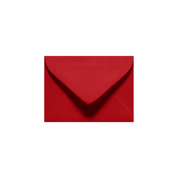 LUXPaper #17 Mini Envelopes, 80 lb. Ruby Red, 2 11/16 x 3 11/16 , 50 Pack