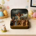 thumbnail image 6 of Mini Eater Nativity Set in a Tin Box, Portable Pocket Birth of Religious Jesus Ornament, 2026 Portable Pocket Nativity Scene Easter Interior Decoration for Desk, Shelf, Office, or Travel Decor, B, 6 of 6