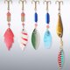 thumbnail image 2 of Señuelo Giratorio Con Cuchara Metal 10 Unidades/juego Colores Anzuelo Triple Pesca Dura, 2 of 9